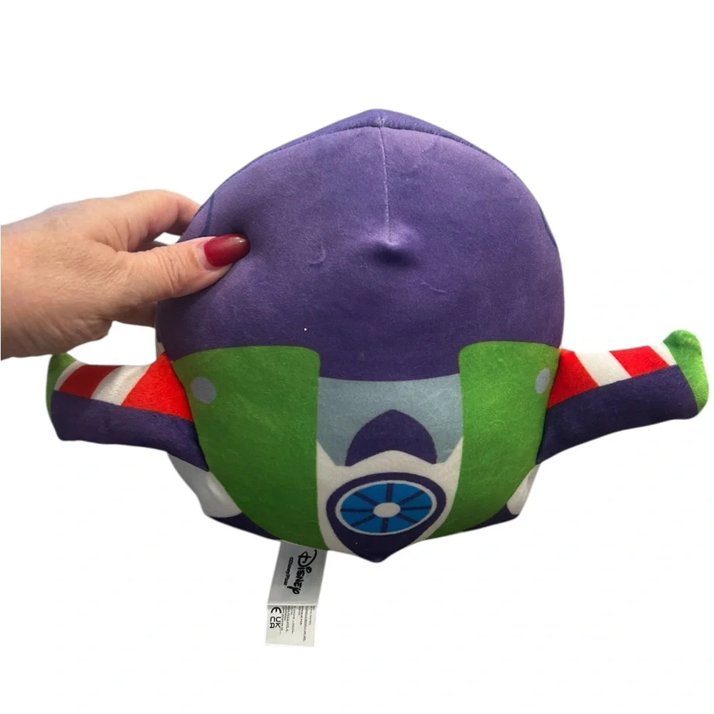 Disney Buzz Lightyear Squishmallow Plush - Purple, Green, and Red